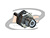 CONECTOR TNC FÊMEA RETO CABO PAINEL CRIMPAGEM RG-174 REVERSO PINO FIXO