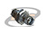 CONECTOR TNC FÊMEA RETO CABO PAINEL PRENSA CABO RG-58 ROSCA E 2 PORCAS
