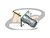CONECTOR TNC FÊMEA RETO PAINEL BASE QUAD 17,5 MM PINO MACHO ROSCADO
