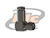 CONECTOR TNC MACHO ANGULAR CABO PRENSA CABO RGC-213